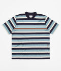 Pop Trading Company x Paul Smith Stripe T-Shirt in Very Dark Navy