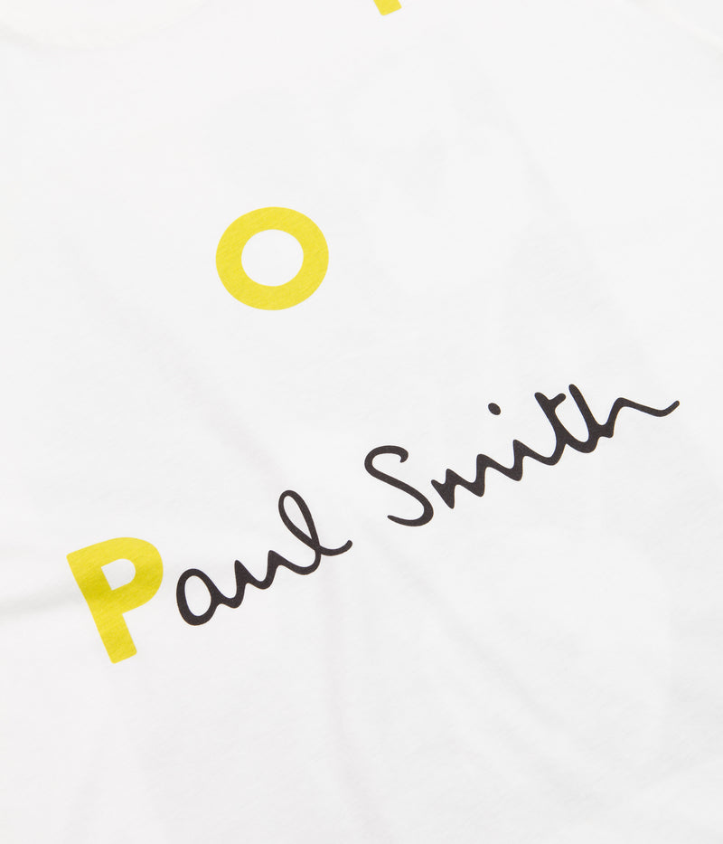 Pop Trading Company x Paul Smith Tulip Print T-Shirt in White