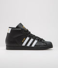 Adidas Pro Model ADV Shoes in Core Black and FTWR White / Gold Metallic