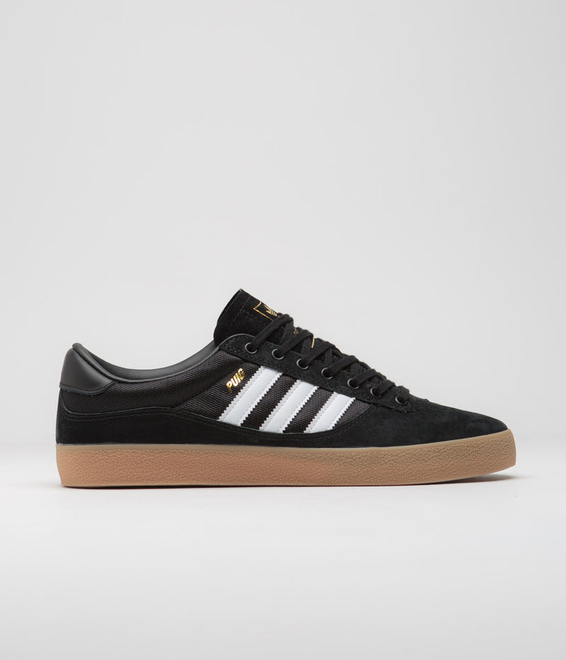 Adidas Puig Indoor Shoes in Core Black and FTWR White / Gum4