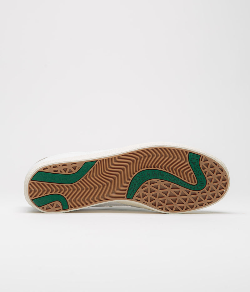 Adidas Puig Indoor Shoes in FTWR White and Dark Green / Cream White