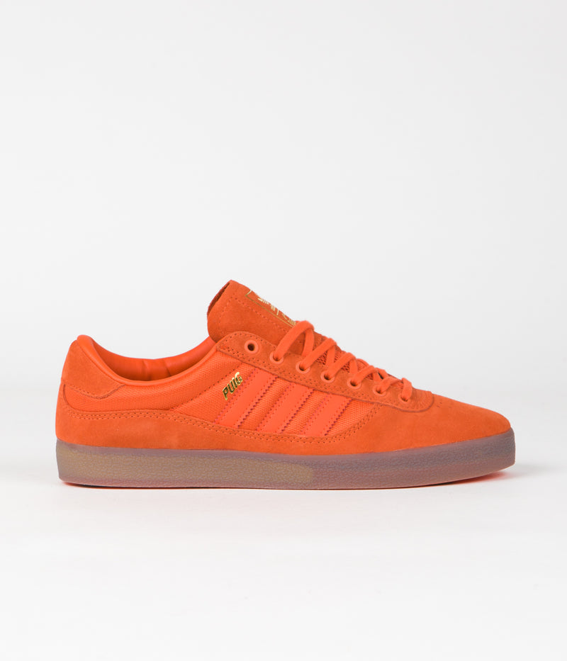 Adidas Puig Indoor Shoes in Semi Impact Orange and Semi Impact Orange / Gum5