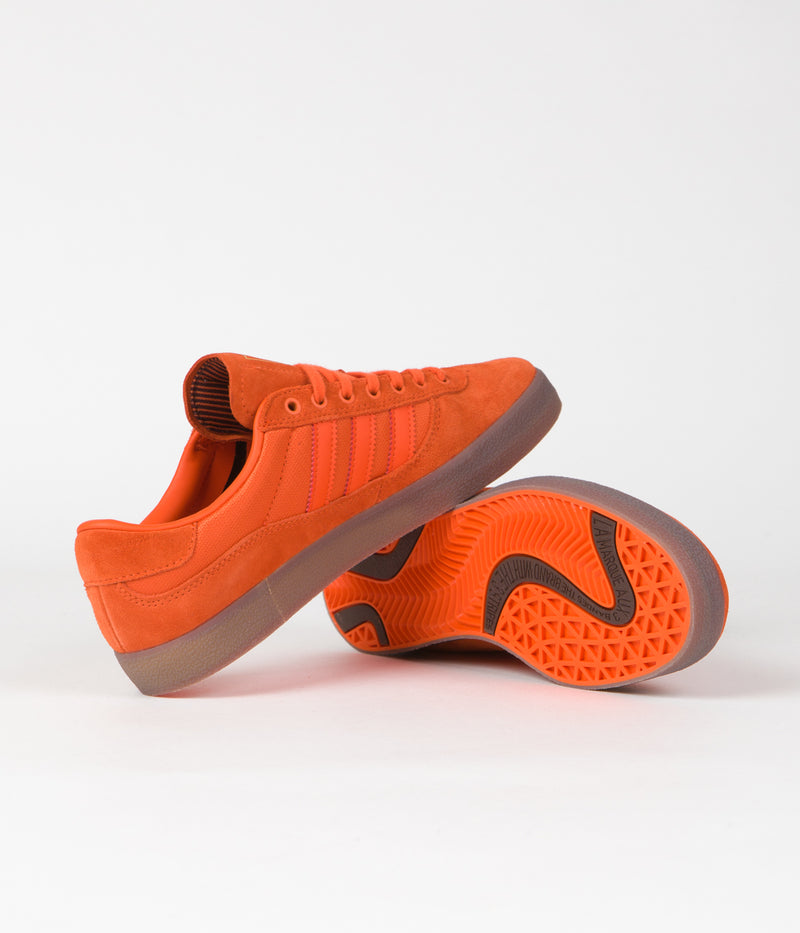 Adidas Puig Indoor Shoes in Semi Impact Orange and Semi Impact Orange / Gum5