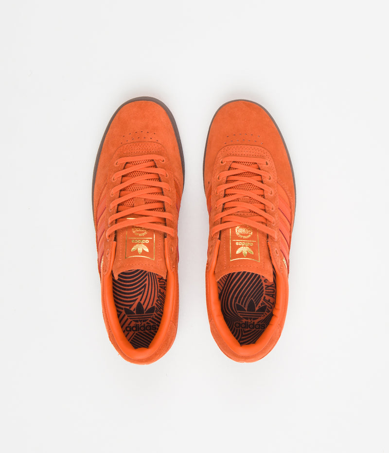Adidas Puig Indoor Shoes in Semi Impact Orange and Semi Impact Orange / Gum5