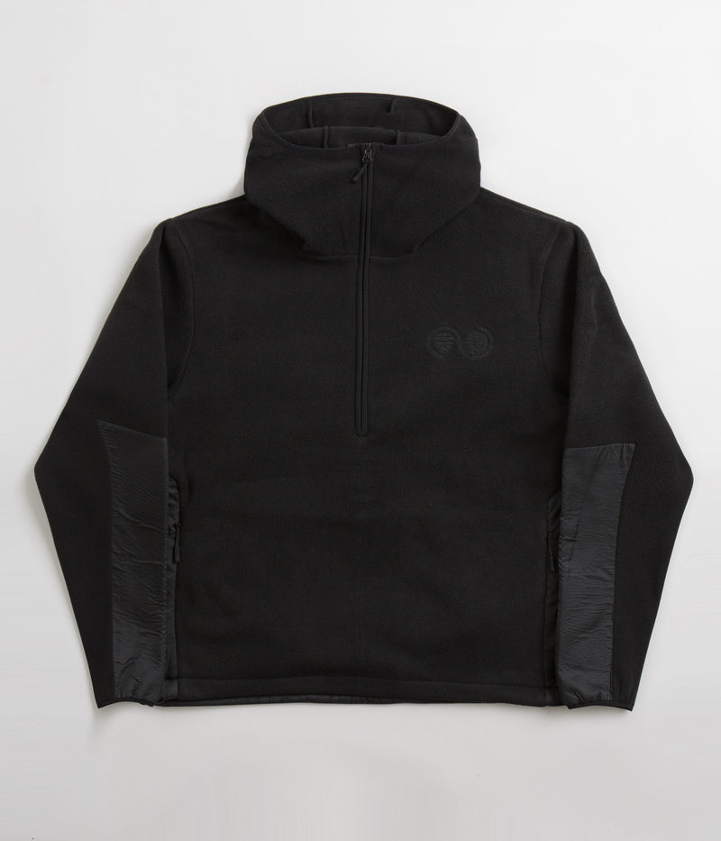 Purple Mountain Observatory Balaclava Fleece Hoodie in Black