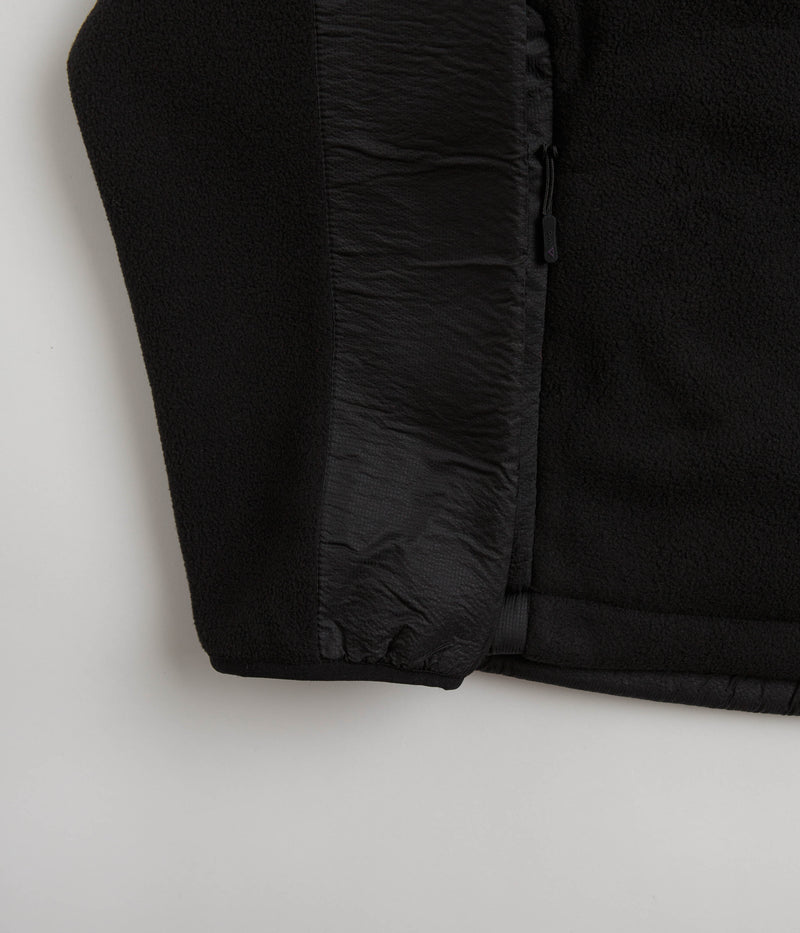 Purple Mountain Observatory Balaclava Fleece Hoodie in Black