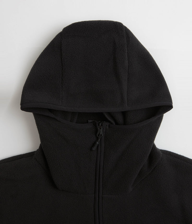 Purple Mountain Observatory Balaclava Fleece Hoodie in Black