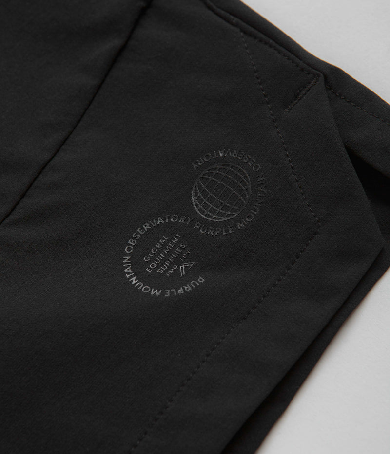 Purple Mountain Observatory Blocked Climbing Shorts in Black