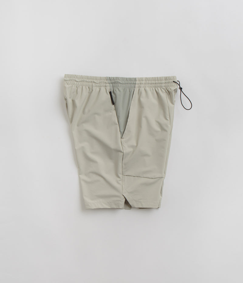 Purple Mountain Observatory Blocked Climbing Shorts in Grey Teal