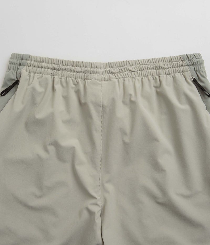 Purple Mountain Observatory Blocked Climbing Shorts in Grey Teal