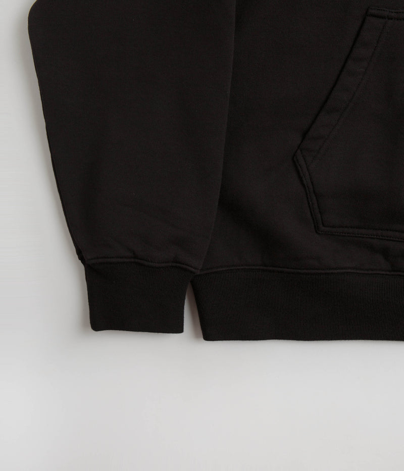 Purple Mountain Observatory Core Logo Hoodie in Black