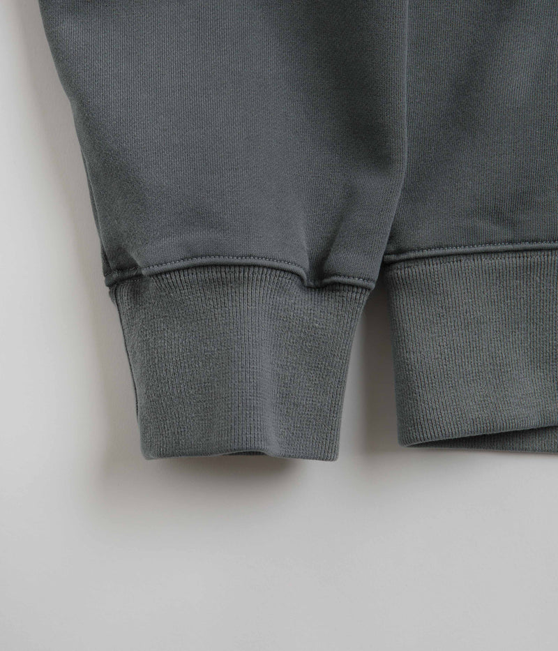 Purple Mountain Observatory Core Logo Hoodie in Garment Dye Slate