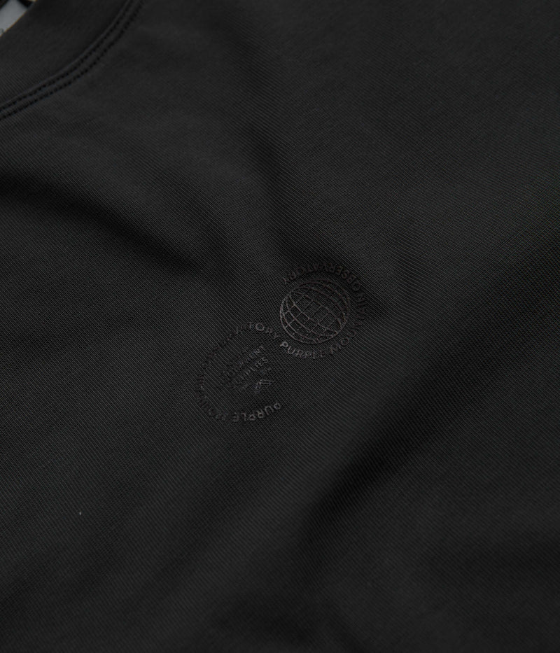 Purple Mountain Observatory Garment Dyed T-Shirt in Black