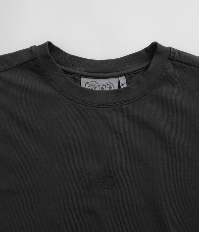 Purple Mountain Observatory Garment Dyed T-Shirt in Black