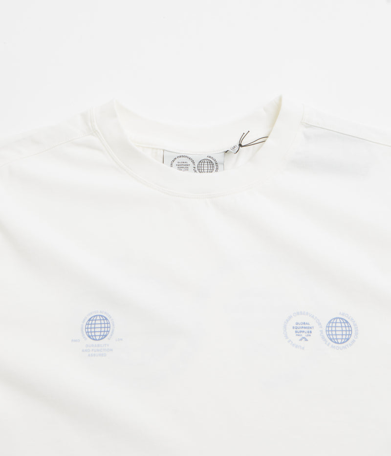 Purple Mountain Observatory Globe T-Shirt in White