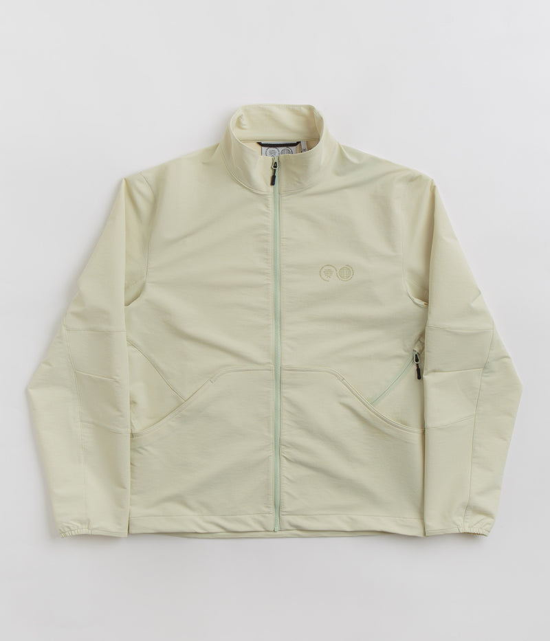 Purple Mountain Observatory Soft Shell Advanced Funnel Jacket in Bone