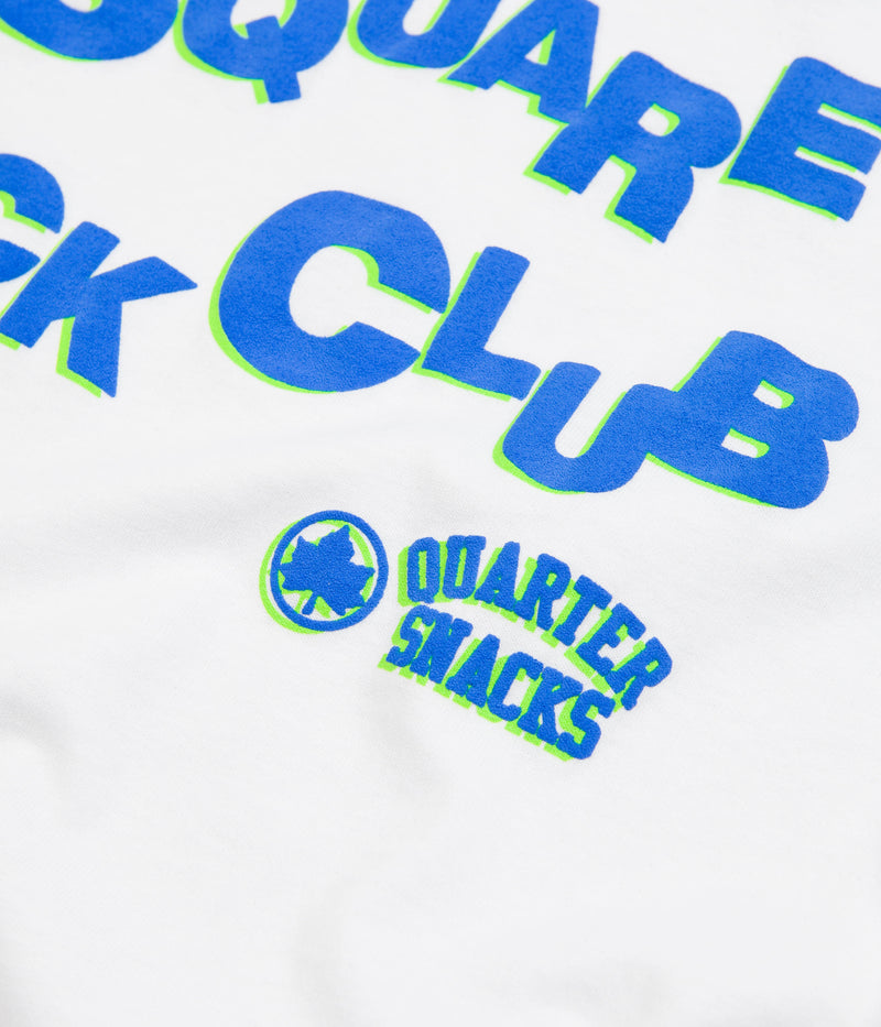 Quartersnacks 2023 Track Club T-Shirt in White