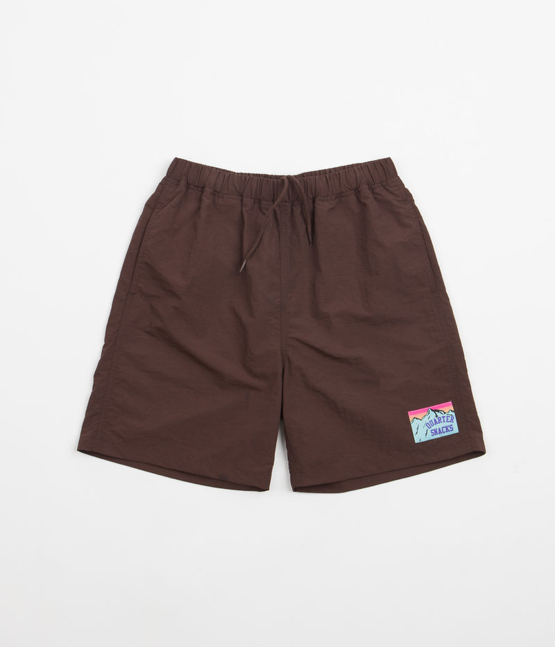 Quartersnacks Hiking Shorts in Brown