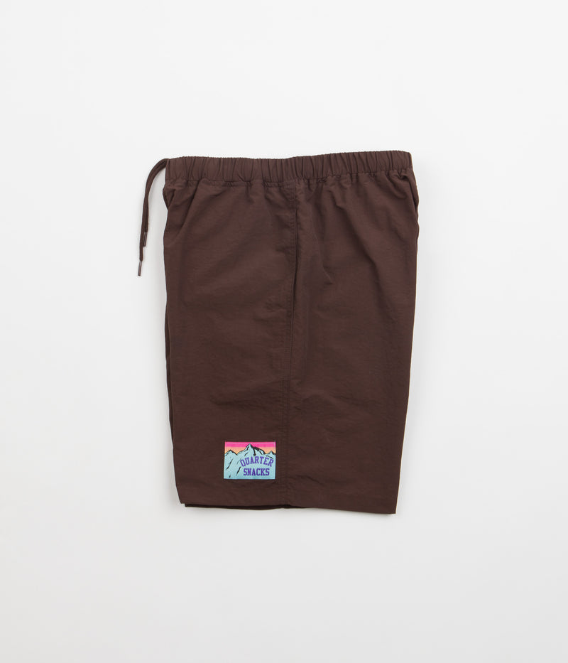 Quartersnacks Hiking Shorts in Brown