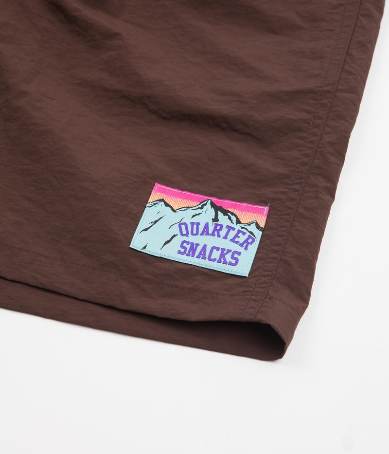 Quartersnacks Hiking Shorts in Brown
