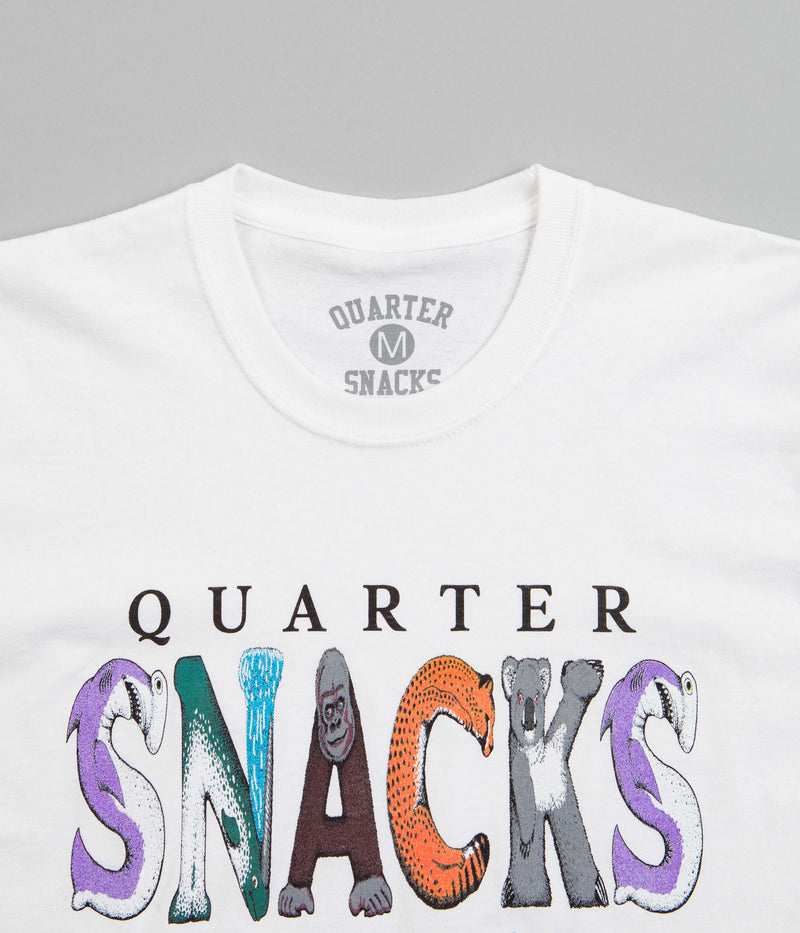 Quartersnacks Jungle Animals T-Shirt in White