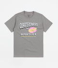 Quartersnacks Nightlife T-Shirt in Grey