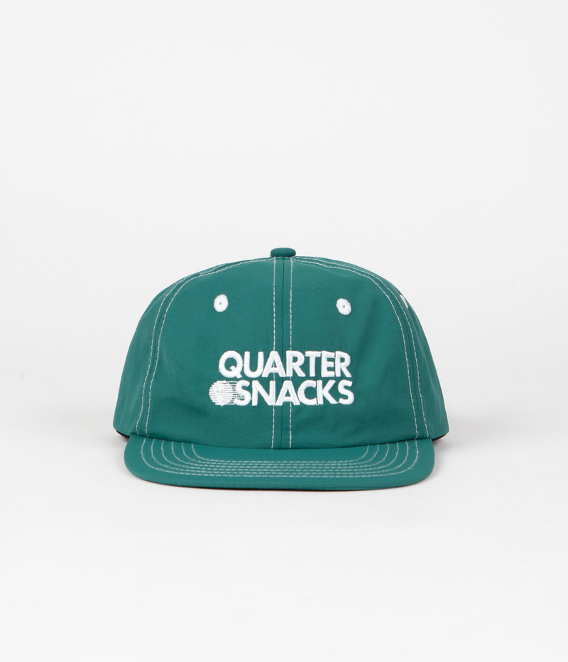 Quartersnacks Nylon Journalist Cap in Teal