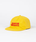 Quartersnacks Nylon Journalist Cap in Yellow