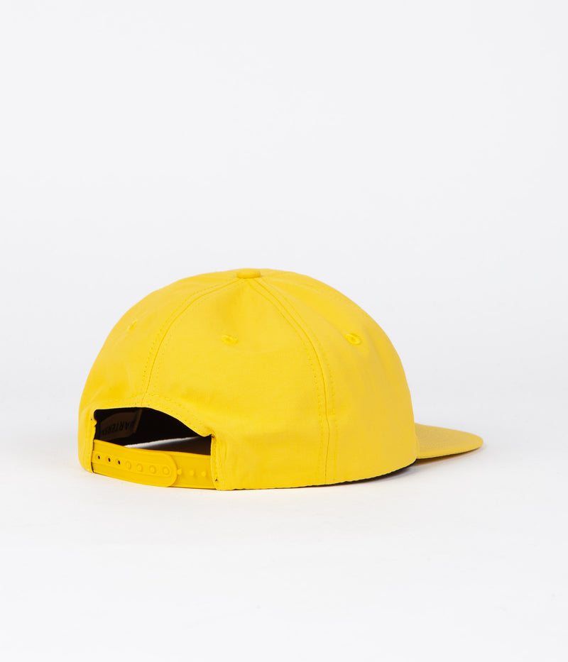 Quartersnacks Nylon Journalist Cap in Yellow