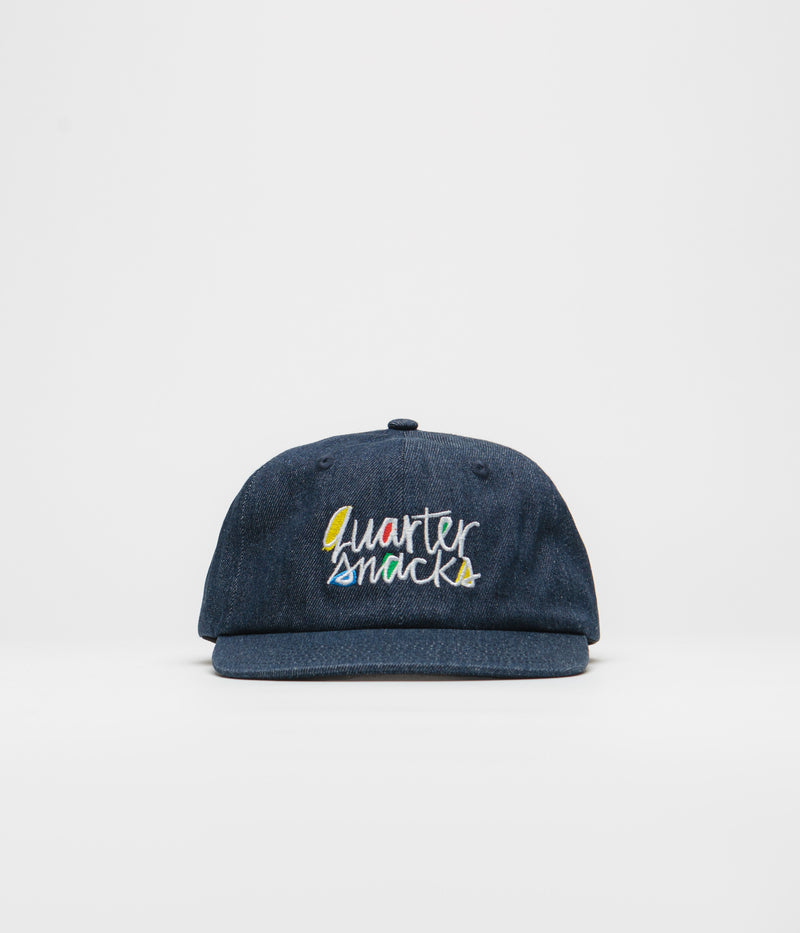 Quartersnacks Pop Art Cap in Dark Denim