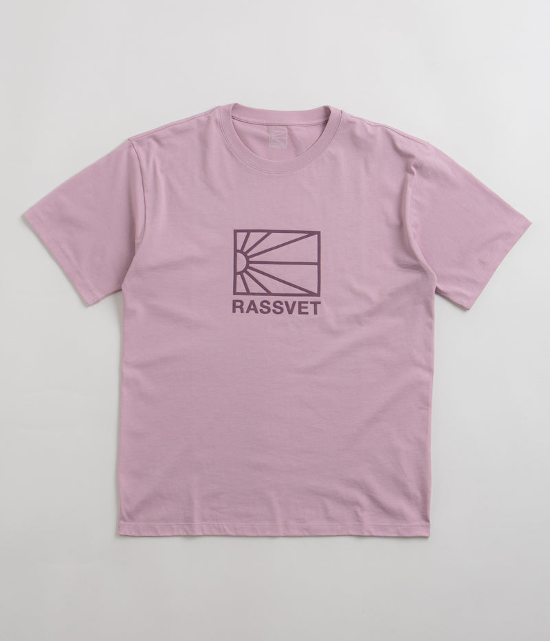 Rassvet Big Logo T-Shirt in Pink