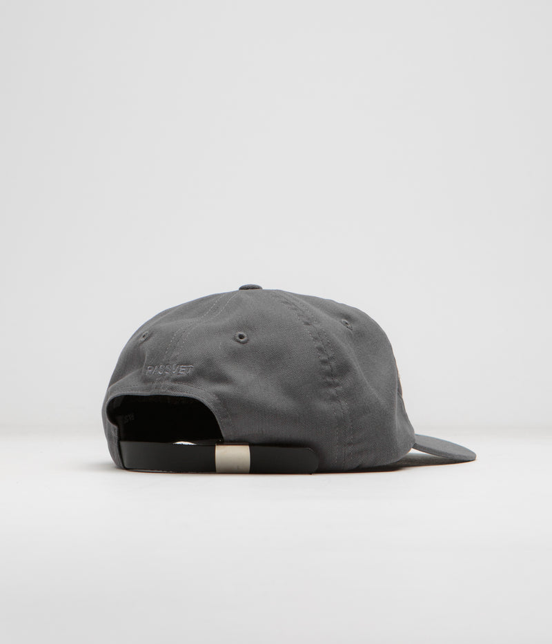 Rassvet Logo 5 Panel Cap in Dark Grey