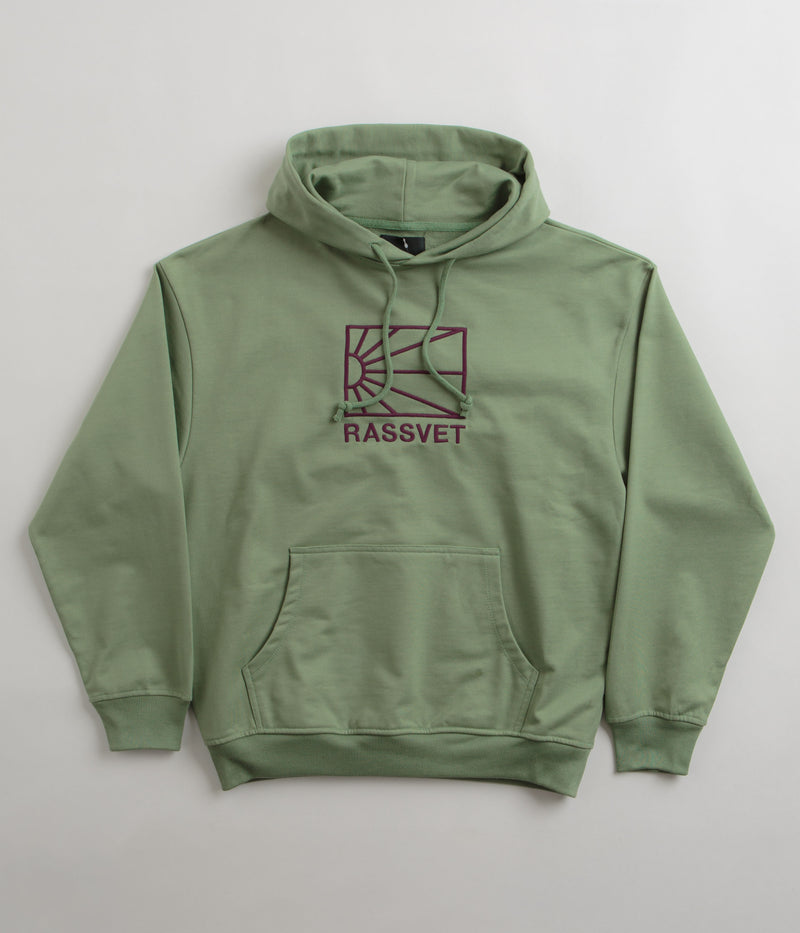 Rassvet Logo Hoodie in Khaki