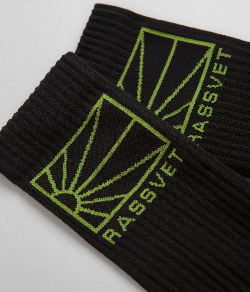 Rassvet Logo Socks in Black