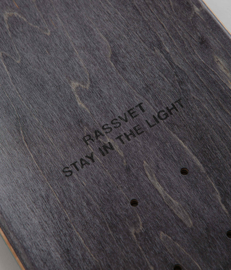 Rassvet Mesh Logo Deck in Black and 8.5"