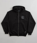 Rassvet Mini Logo Zip Hoodie in Black