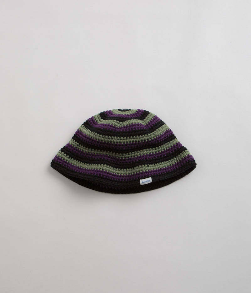 Rassvet Striped Knitted Bucket Hat in Stripes