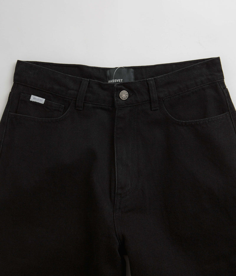 Rassvet Typo Classic Jeans in Black