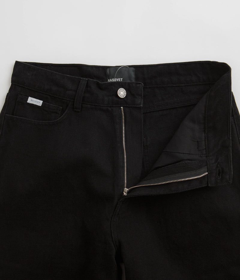 Rassvet Typo Classic Jeans in Black