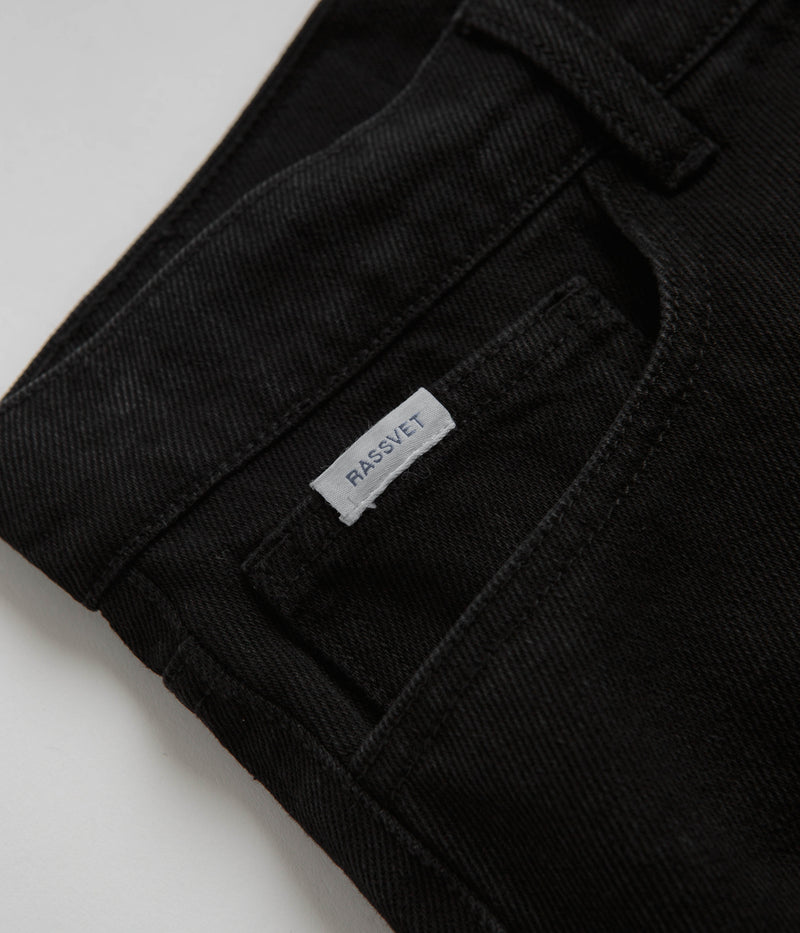 Rassvet Typo Classic Jeans in Black