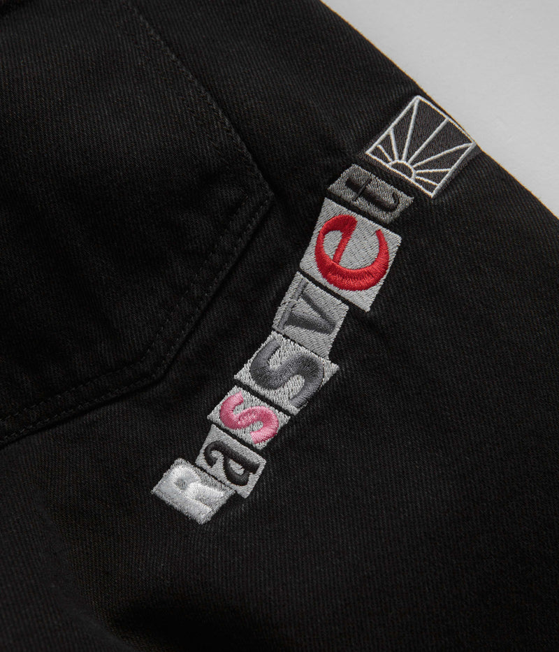 Rassvet Typo Classic Jeans in Black