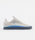 Adidas Sabalo Shoes in Raw White and Glow Blue / Real Blue