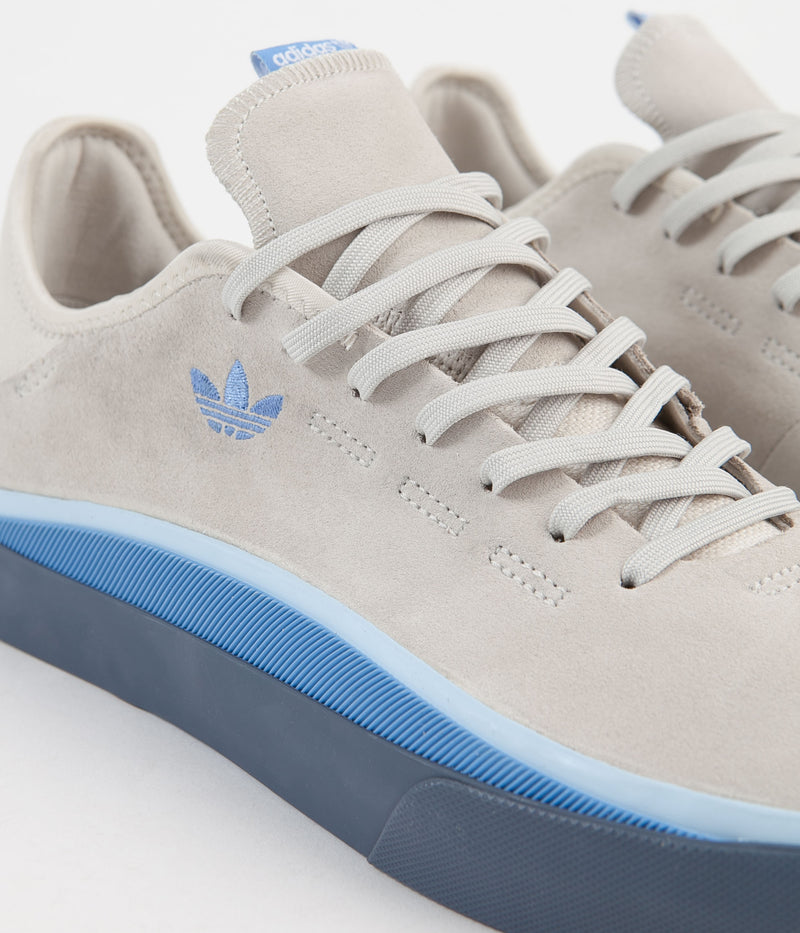 Adidas Sabalo Shoes in Raw White and Glow Blue / Real Blue