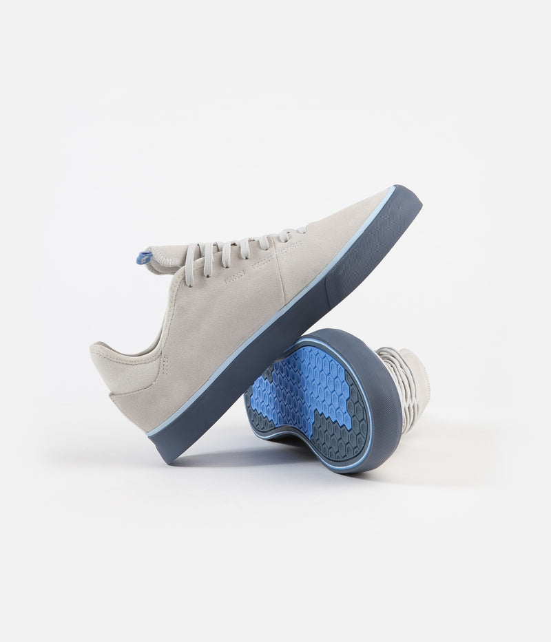 Adidas Sabalo Shoes in Raw White and Glow Blue / Real Blue