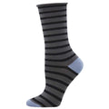 Sailor Stripe - Women's Bamboo Roll Top Crew