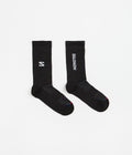 Salomon 365 Crew Socks in Black and White