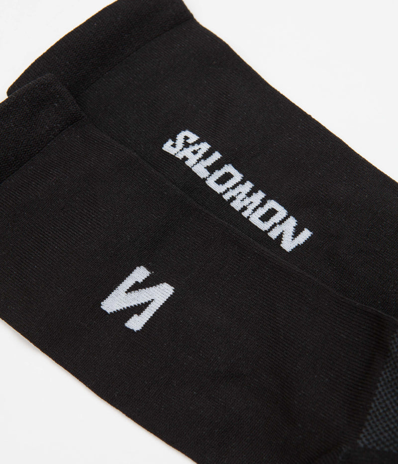 Salomon 365 Crew Socks in Black and White