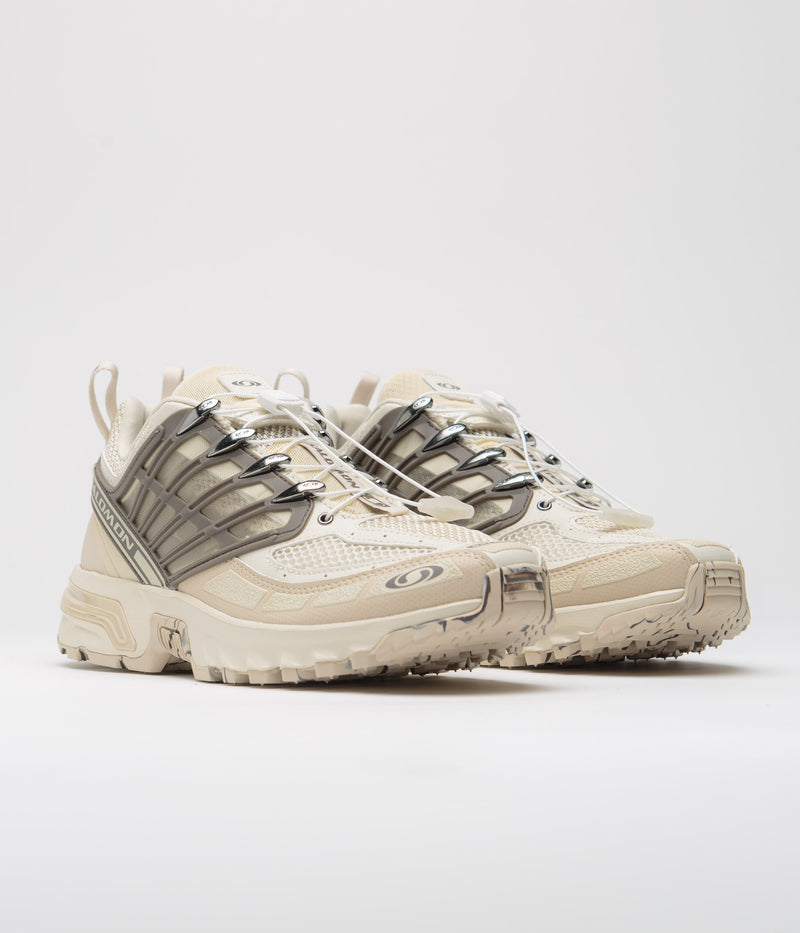 Salomon ACS Pro Desert Shoes in Almond Milk and Cement / Falcon