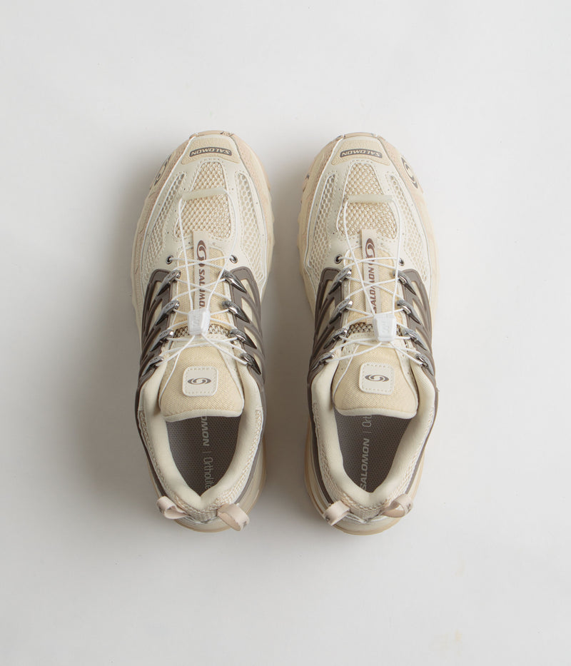 Salomon ACS Pro Desert Shoes in Almond Milk and Cement / Falcon