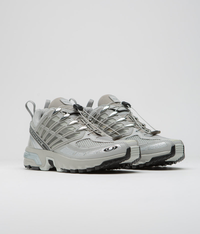 Salomon ACS Pro Shoes in Metal and Ghost Gray / Silver Metallic X